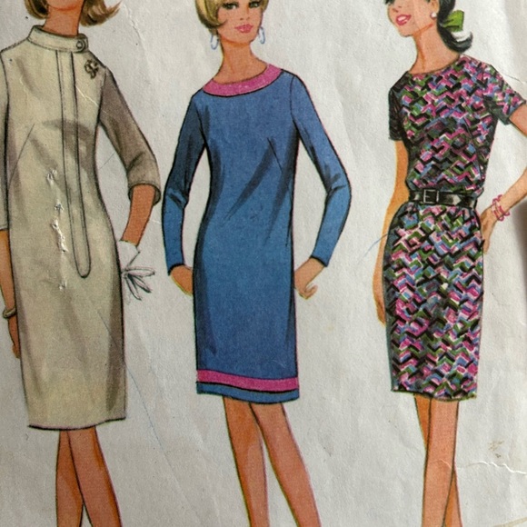 5/$25 Women's Dress Pattern McCall 8875 sew pattern kit 1967 🪡 - Picture 3 of 6